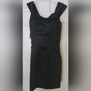 Escapades Black Mini Dress